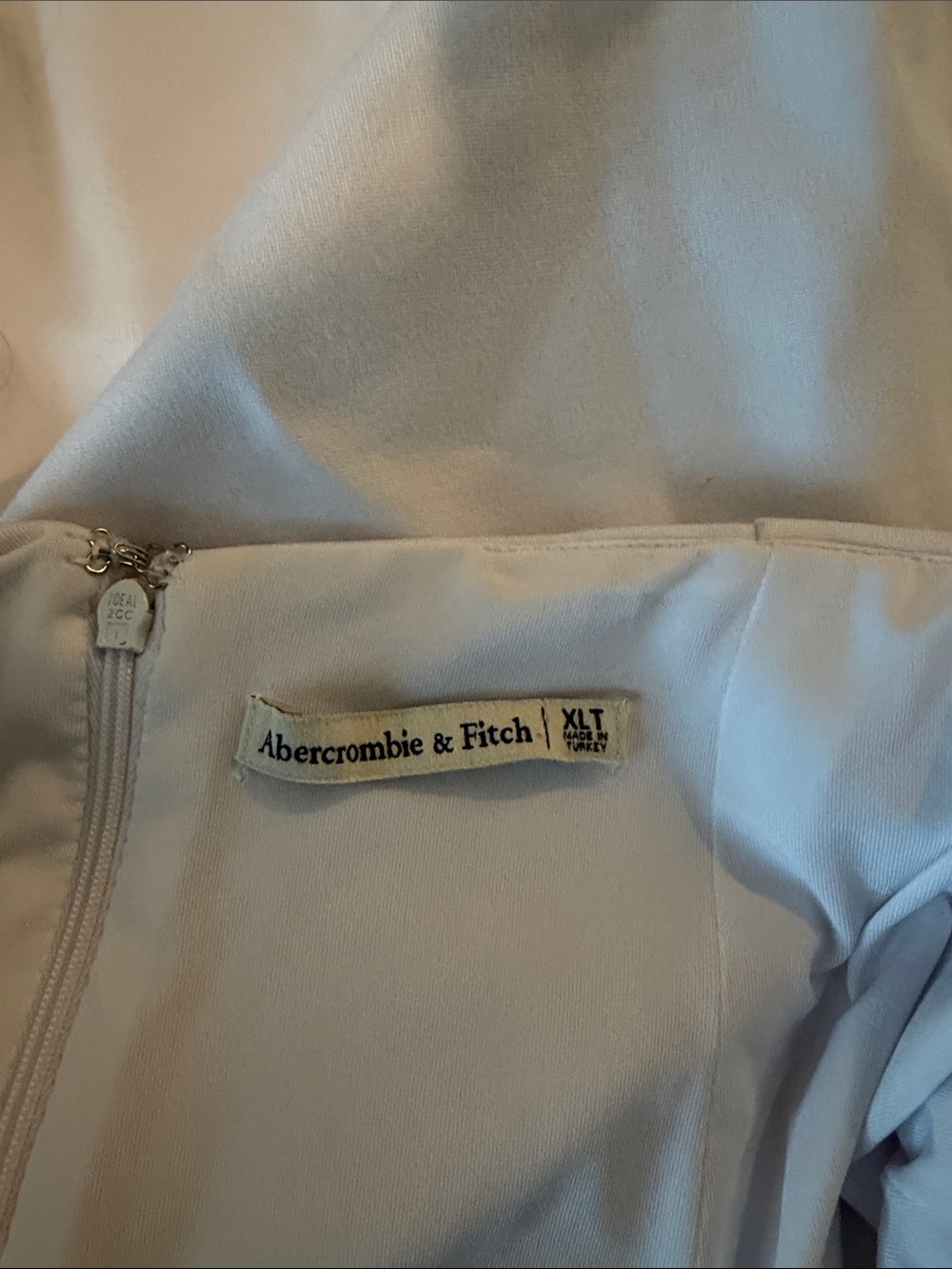 Abercrombie & Fitch White Spaghetti-Strap Mini Dress - Picture 3 of 3